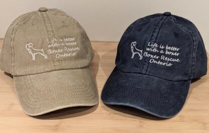 Life Is Better With A Boxer Washed Caps!